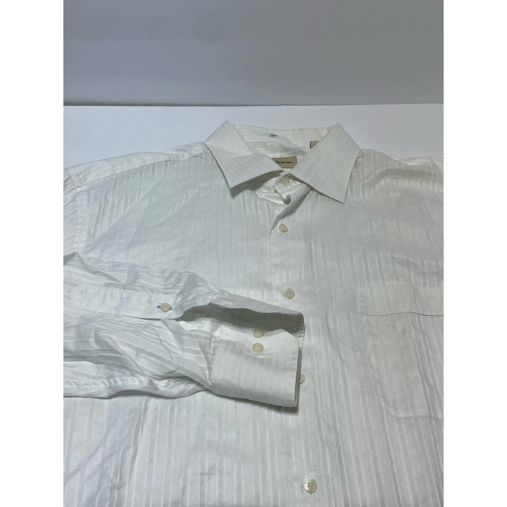Tommy Bahama Long Sleeve White 16.5